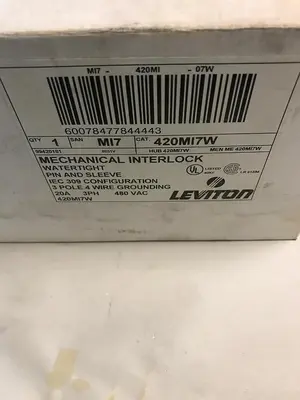 Used LEVITON 420M17W Miscellaneous Equipment (Electrical & Power) | Surplus Asset Holdings #1198356