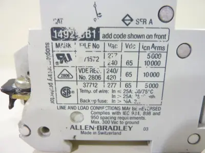 USED ALLEN BRADLEY 1492-CB1/G030 SER A