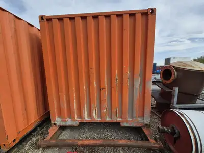40 ft Insulated Shipping Container on a Skid w/ Shelving & Electrical - 24687