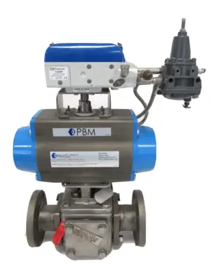 USED PBM PAVCL453D-0115 ACTUATOR VALVE MPH-H4L-A10-41 V200P 2"