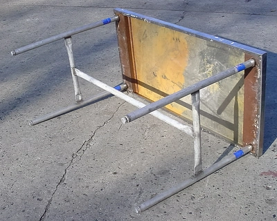 USED STAINLESS STEEL WORK TABLE 24 X 48 TABLE