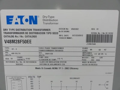 USED EATON V48M28F50EE