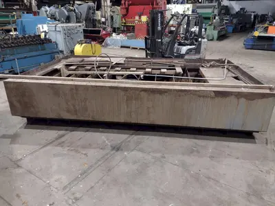 8' X 15' WATERJET TANK / PLASMA CUTTING TABLE: STOCK #23334