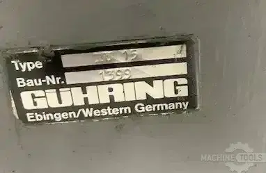 USED GUHRING 100-15
