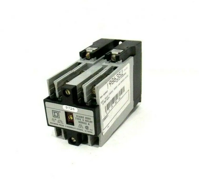NEW ALLEN BRADLEY 8501-XO80 CONTROL RELAY SER.A 8501XO80