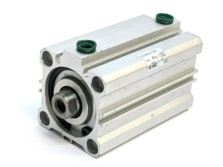 Used SMC DOUBLE ACTING COMPACT CYLINDER Pneumatic Cylinders | Maverick Industrial Sales #1115244
