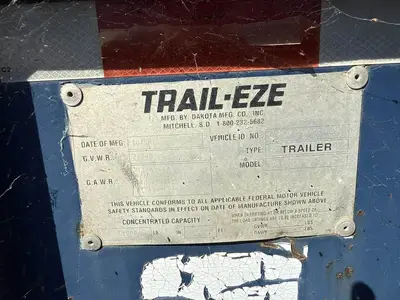 Used 1997 TRAIL-EZE DD6T37CF Chassis California US | Ben Kaplan Equipment #1452529