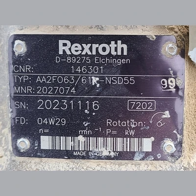 Rexroth AA2FO63 Hydraulic Pump with 75HP Motor