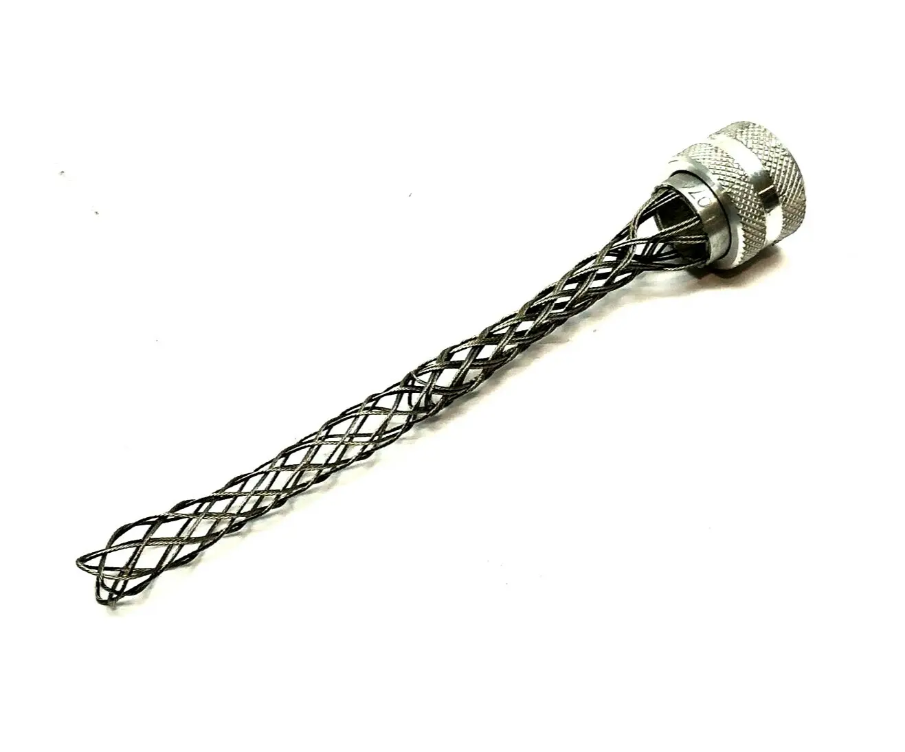 USED KELLEMS STRAIN RELIEF CABLE CORD GRIP, WIRE MESH