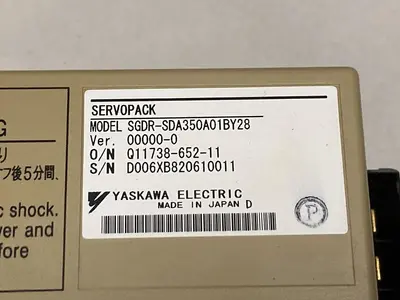Used YASKAWA SGDR-SDA710A01BY28 Servo Drives | Surplus Asset Holdings #1227129