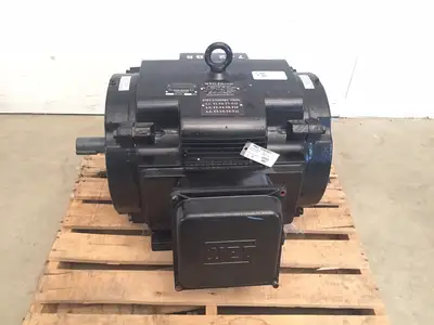 07518EP3H365TS | WEG  Electric Motor 75HP 575V 1775 RPM 365TS Frame - New