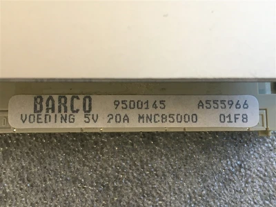 USED LVD A555966 (6)-BARCO VOEDING 5V 20A MNC8
