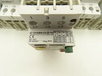Allen Bradley 140-MN-0063 Manual Motor Starter Breaker 0.63A Variable Lot of 6