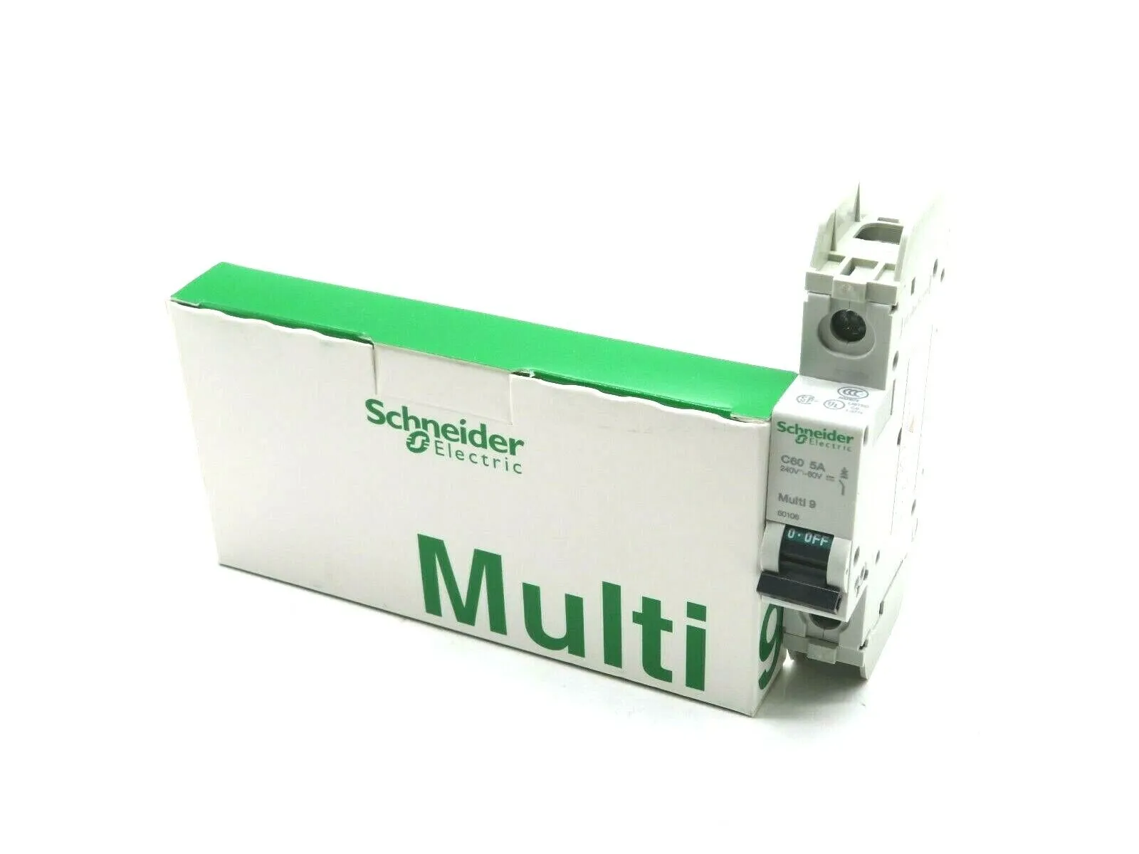NEW SCHNEIDER ELECTRIC 60106 MINIATURE CIRCUIT BREAKER 1P 5AMP