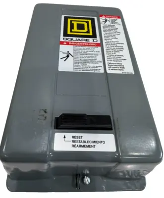 NEW SQUARE D 8536SCG3V02S AC MAGNETIC STARTER SER. A SIZE 1