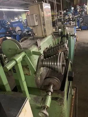 7049-140 Carl Wezel 8 Pass Precision Wire Drawing Machine For Precious Metal & Other Similar Wire Reduction Applications