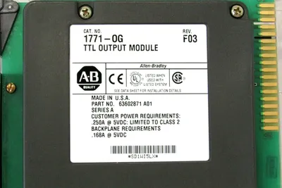 NEW ALLEN BRADLEY 1771-OG OUTPUT MODULE 1771OG