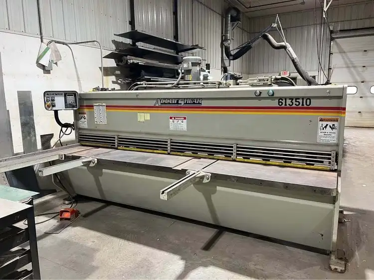 Used 2003 ACCURSHEAR 613510 Power Squaring Shears (Gauge) Illinois US | Asset Exchange Corporation 4 #198621