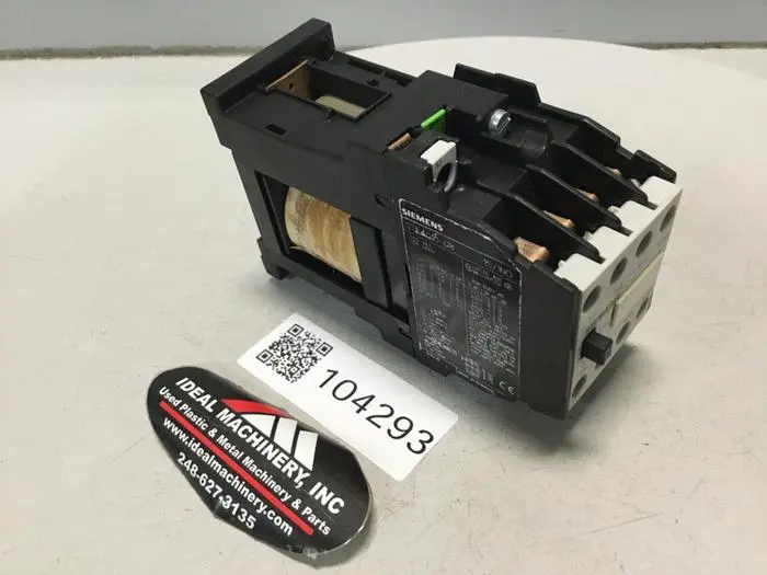 Used SIEMENS 3TF4010-0B PLC Contactors | Ideal Machinery #618990