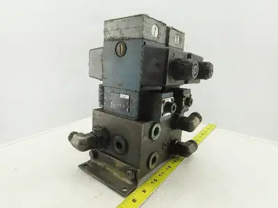Rexroth 4WE10D31/0FCW110N9DAL 4/2 Way Hydraulic Valve Check Assembly 115V Coil