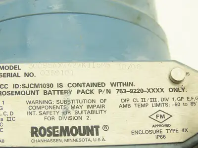 Rosemount 3051S2CG4A2A11X5AWA2WK1I5M5 Pressure Transmitter 0-300psi 10-30VDC
