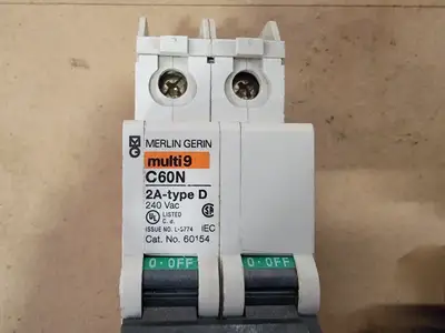 Used SCHNEIDER ELECTRIC C60N Switchgears British Columbia CA | Lenmark #239232