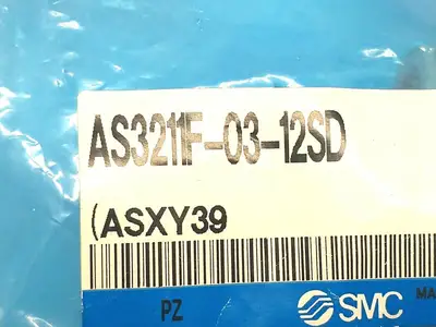 AS3211F-03-12SD | SMC  Tamper Proof Flow Control Fitting 3/8" Port LOT OF 5 - New Other