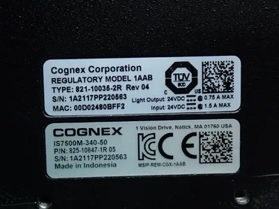 USED COGNEX 821100352R / IS7500M34050