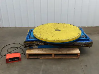 Bishamon L2K-TT 2000lb Hydraulic Scissor Lift Table 43" Rotating Top 115V 1 Ph