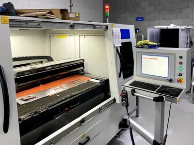 2021 IPG PHOTONICS FIBER LASER 500 WATT  4000 WATT PULSE IPG  CUBE, 2021 FIBER LASER CUTTER 4' X 4' ,4,000 WATT PULSE  LOW HOURS | Maurice Cohen (9)