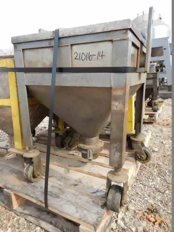 2 cu ft ss hopper