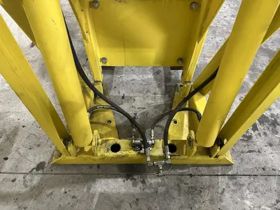 48" HYDRAULIC PALLET INVERTER / FLIPPER / UPENDER MACHINE: STOCK #22798