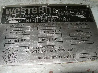 USED WESTERN 11611