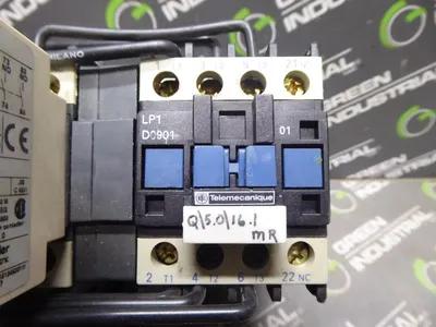 7.5 HP Telemecanique LP1 D0901 Reversing Contactor Assembly 1000V 8kV Used