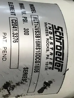 USED SCHROEDER RLT14VS3B16MS10DCG1806