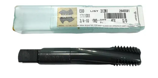 OSG 3/4"-10 Powdered Metal Spiral Flute Modified Bottoming Tap GH5 4 Flute