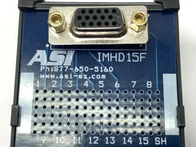 Used ASI Terminal Block Interface Module, D-Sub Female Connector 125V 2.5A Input / Output Modules Michigan US | Maverick Industrial Sales #1496170