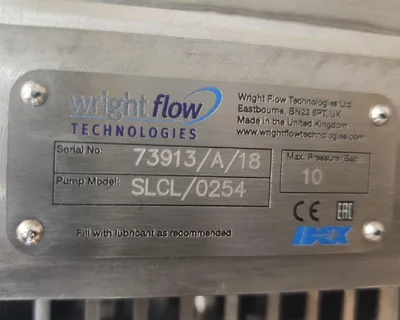 Wright Pump in Stainless Steel Model SLCL / 0254 With S/S Motor  # 38415