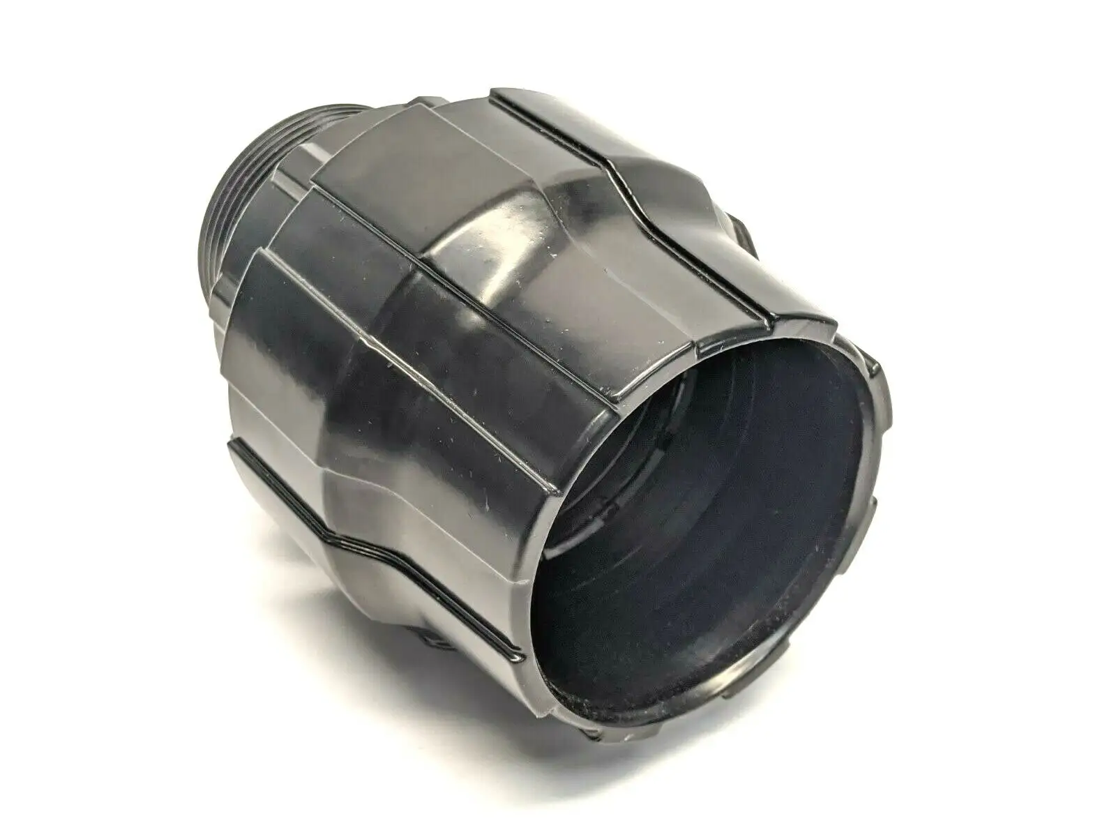USED PARKER 3-1/8" PIPE ID  TO 2-3/4" MALE THREAD FITTING