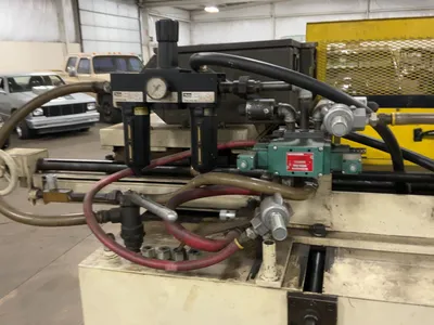 Coil Feeder Line for a Stamping Press, includes American Steel Line Co. Model 1000 Coil Uncoiler, 6,...