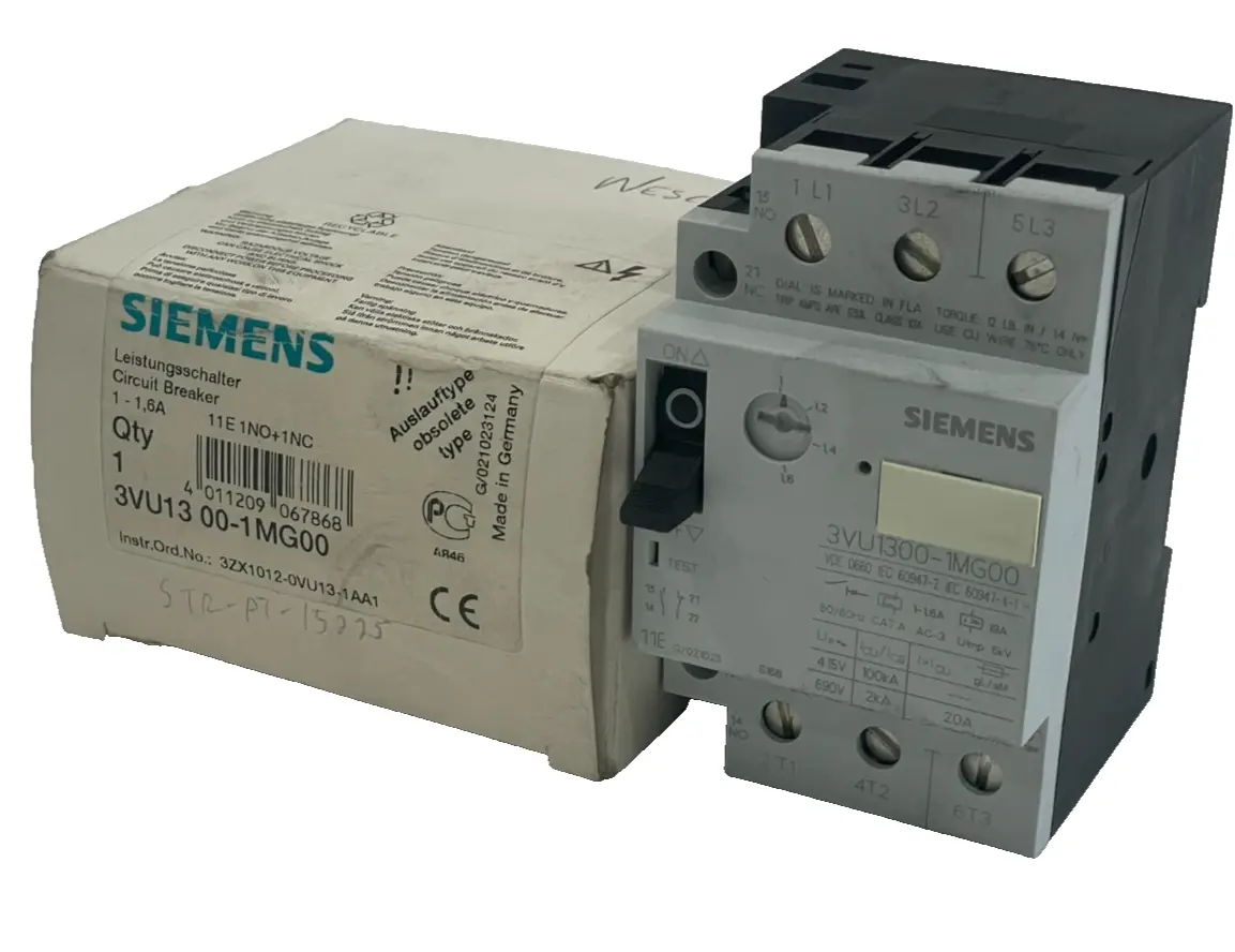 NEW SIEMENS 3VU1300-1MG00 CIRCUIT BREAKER 3VU13001MG00
