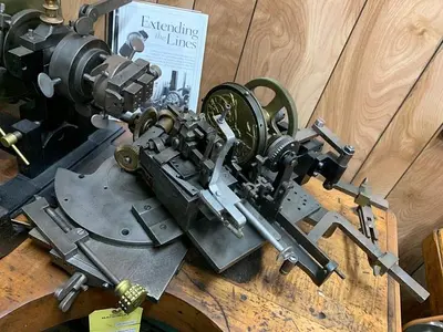 0365 RA Lienhard Chaux-De-Fonds Engine Turning Machine Circa 1904
