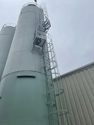Silo, 6500 CF, Carbon Steel, Carbon Steel, Polythene Storage, (12) #5991355