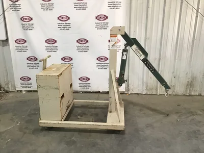 Beech Engineering B-500CW Reverse Boom Hoist Crane 915-lb Lift Counterweighted
