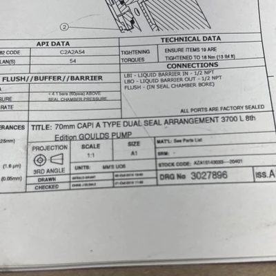New | in-Stock Aesseal Aza 15143033 Pump Parts Indiana US | J&J Industrial Supply #1389277