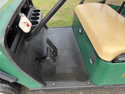 (1) 2019 E-Z-Go EFI golf cart with a Kawasaki gas engine, model 657061G01, includes canopy, fold-dow...