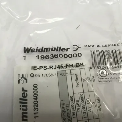 USED WEIDMÜLLER IE-PS-RJ45-FH-BK