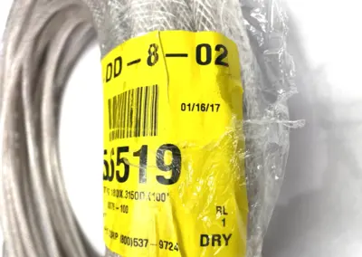 USED NYLOBRADE PVC TUBING 1/8" ID X .315" OD SHELFWARE CUT TO 50'
