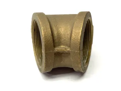 45 Degree 2-1/4" NPT Brass Elbow - New Other