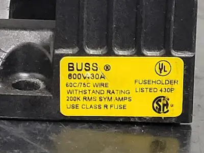 Used BUSSMANN R60030-2CR Misc Electrical & Power Parts British Columbia CA | Lenmark #252111